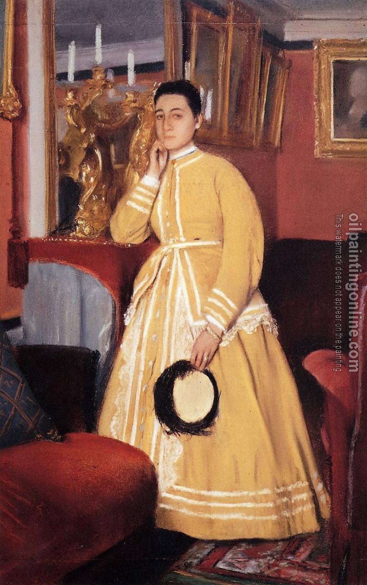 Degas, Edgar - Portrait of Therese De Gas, The Artist Sister